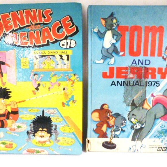 1975 TOM & JERRY Annual & 1978 DENNIS the MENACE Comic Book Lot BBC TV Cartoon - Picture 1 of 15